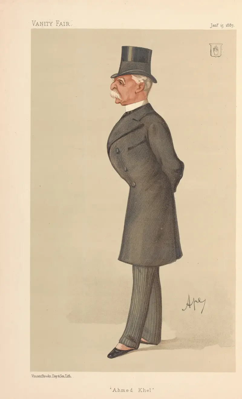 Militär och marin; ”Ahmed Khel”, general Sir Donald Martin Stewart, 15 januari 1887 av Carlo Pellegrini