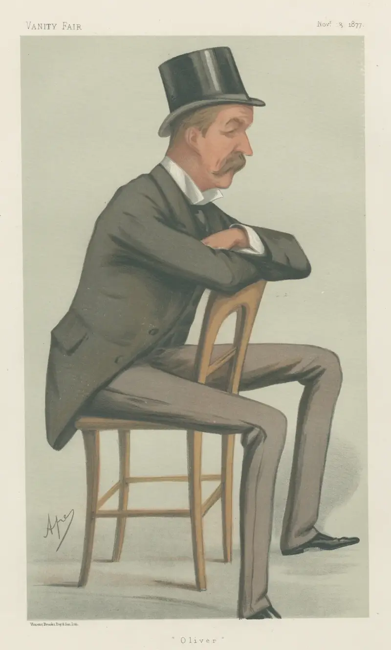 Militär und Marine; „Oliver“, The Hon. Oliver George Paulett Montagu, 3. November 1877 von Carlo Pellegrini