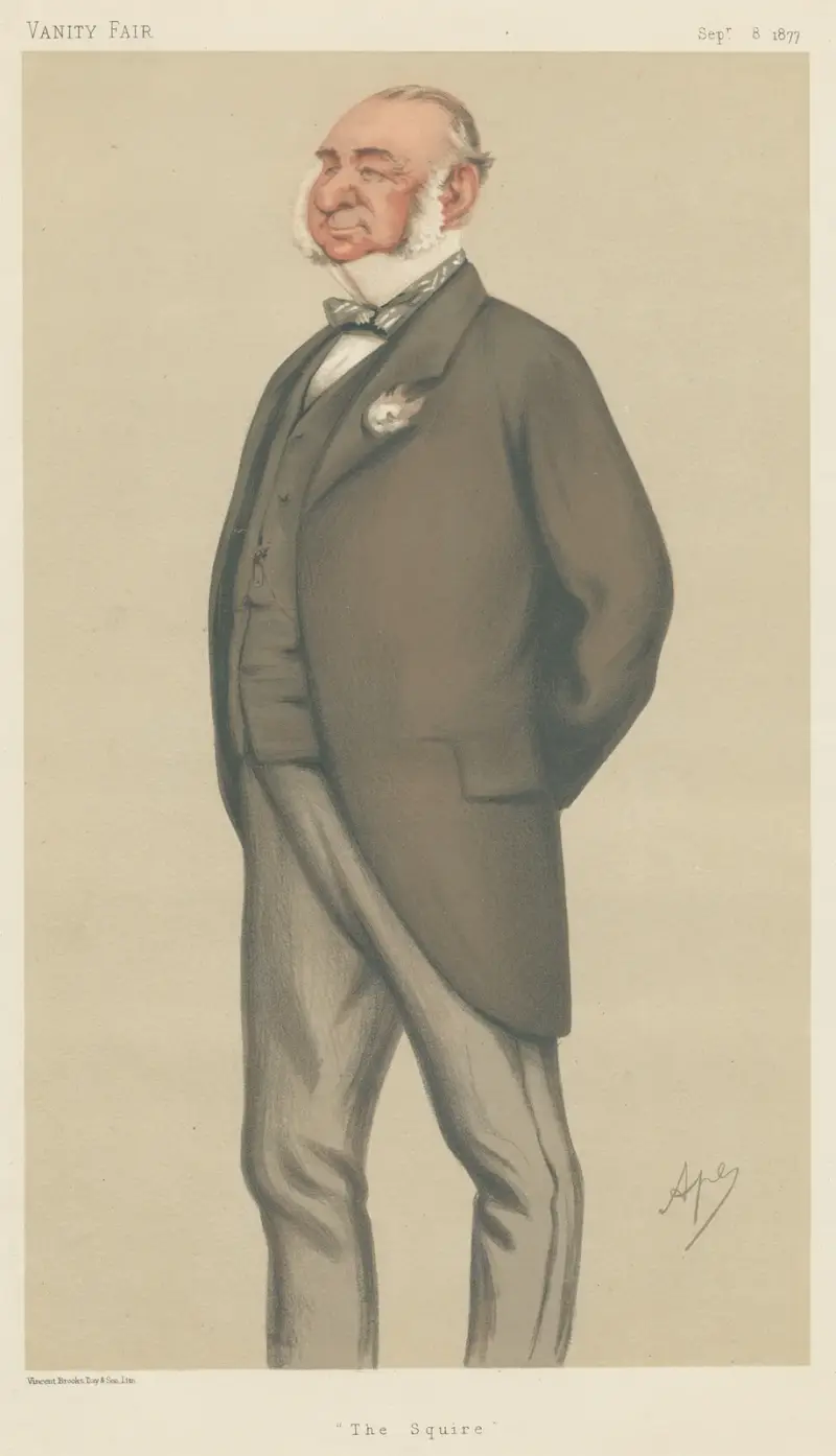 Miscellaneous; ‘The Squire’, Mr. Henry Villebois, September 8, 1877 av Carlo Pellegrini