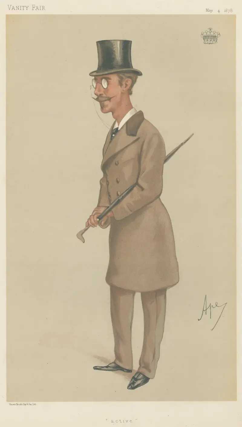 Zeitungsleute; „Active“, Lord Dunraven, 4. Mai 1878 von Carlo Pellegrini