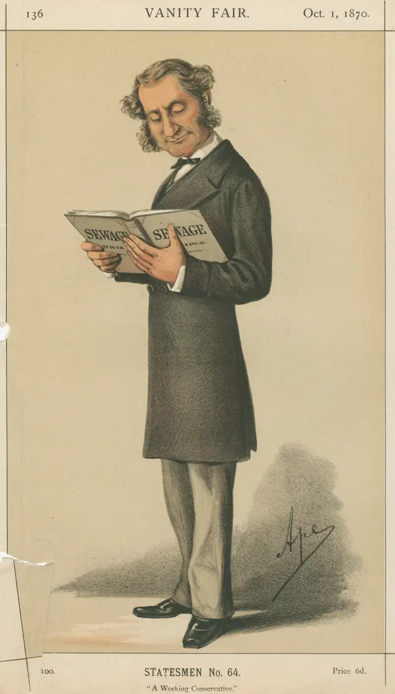 Politicians – ‘A Working Conservative’. Lord Robert Montagu. 1 October 1870 av Carlo Pellegrini