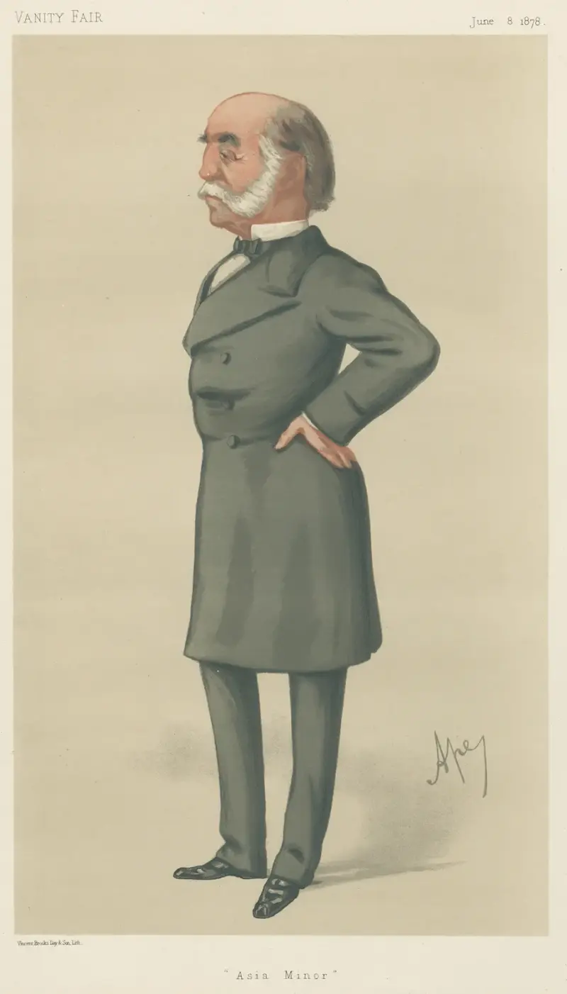 Politicians – ‘Asia Minor’. Lietu. Gen. Sir Arnold Burrows Kemball. 8 June 1878 av Carlo Pellegrini