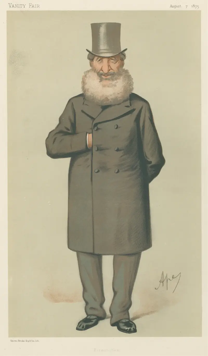 Politicians – ‘Birmingham’. Mr. philip Henry Muntz. 7 August 1875 av Carlo Pellegrini
