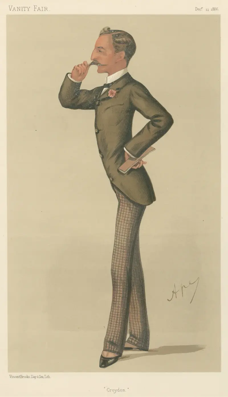 Politicians – ‘Croydon’. The Hon. Sidney Herbert. 11 December 1886 av Carlo Pellegrini