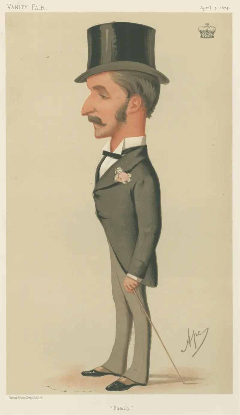 Politiker – „Familie“. Der Marquis of Lansdowne. 4. April 1874 von Carlo Pellegrini