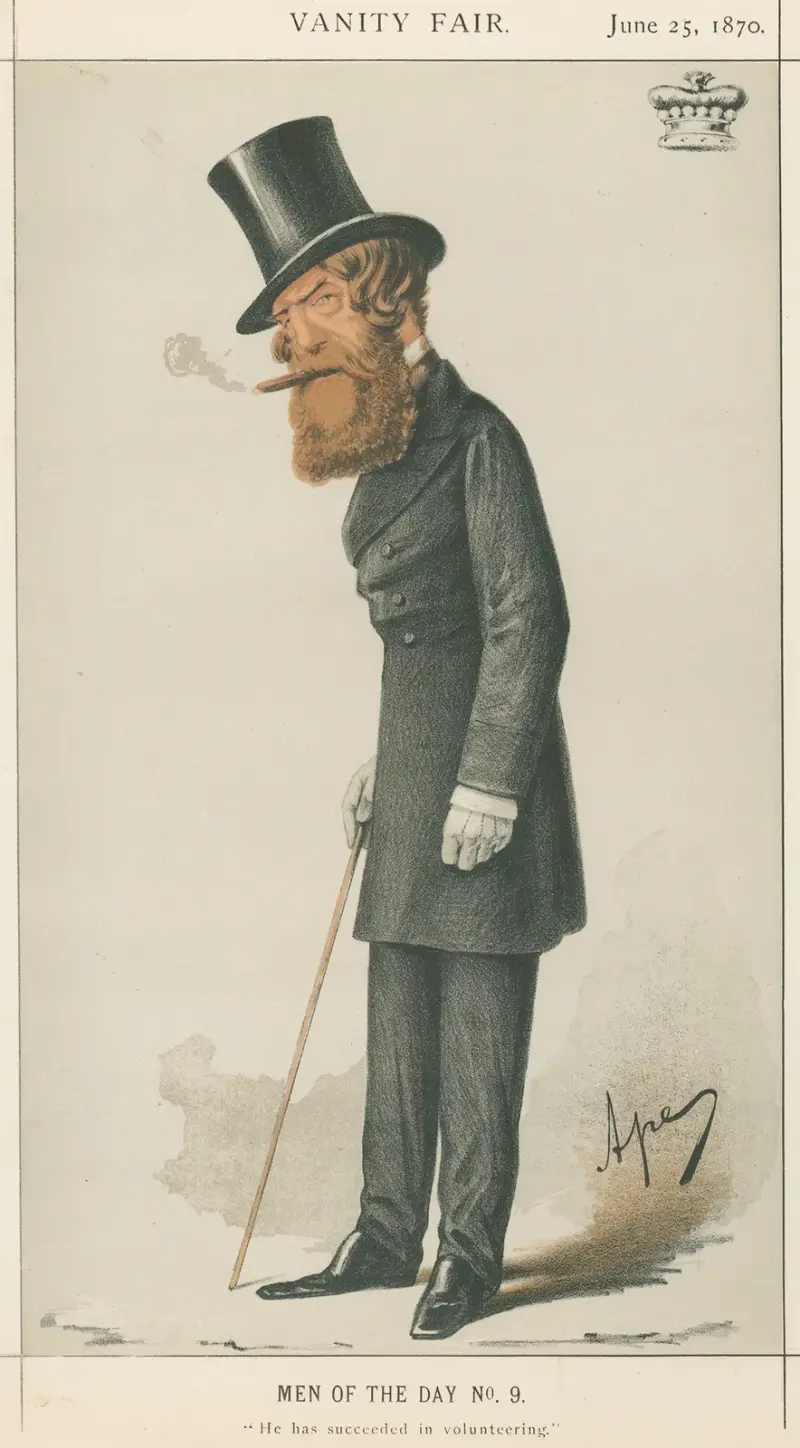 Politicians – ‘He has suceeded in volunteering’. Viscount Ranelagh. 25 June 1870 av Carlo Pellegrini