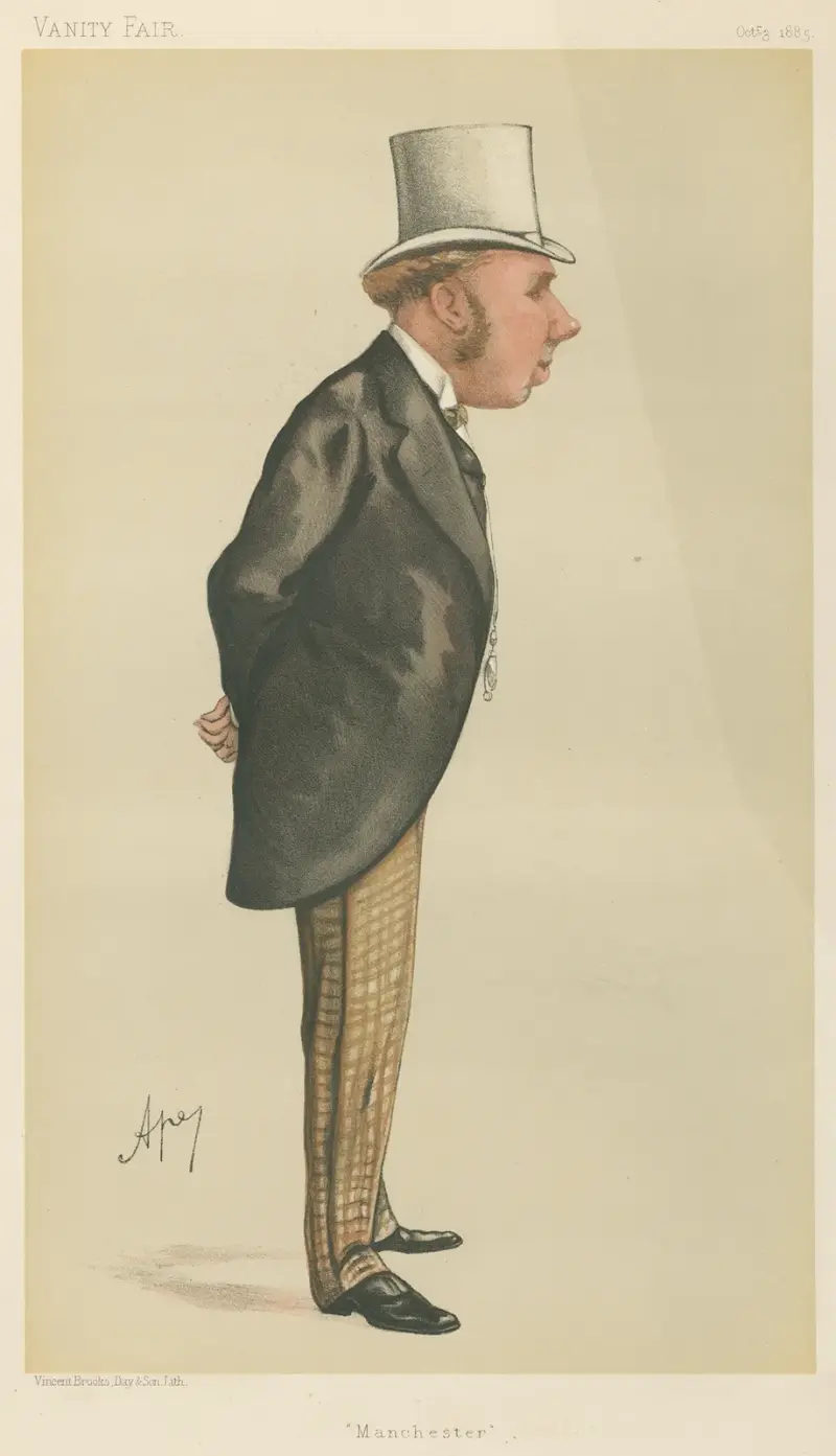 Politiker – ‚Manchester'. N.H. Houldsworth. 3. Oktober 1885 von Carlo Pellegrini