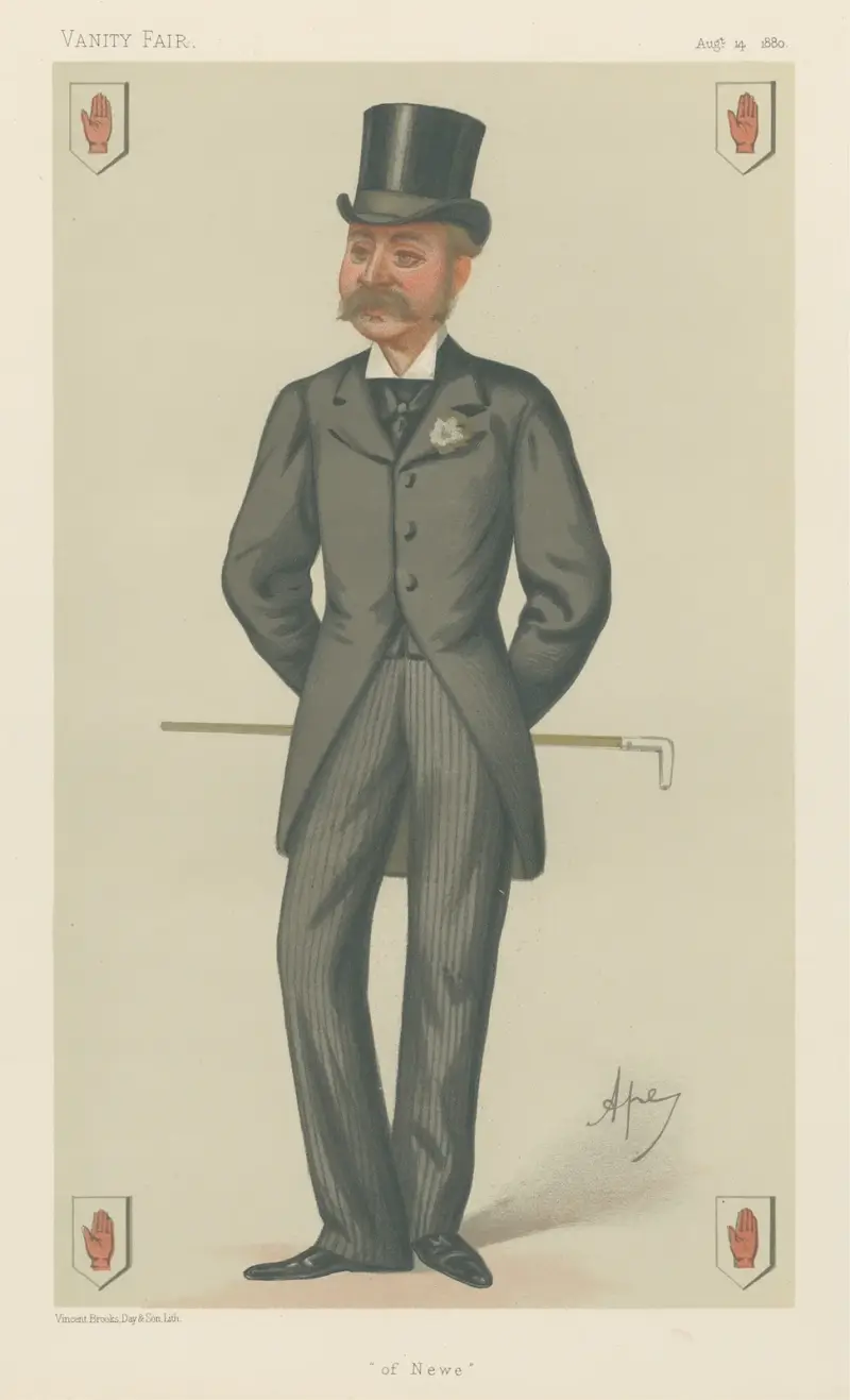Politycy – „of Newe”. Sir Charles John Forbes. 14 sierpnia 1880, Carlo Pellegrini
