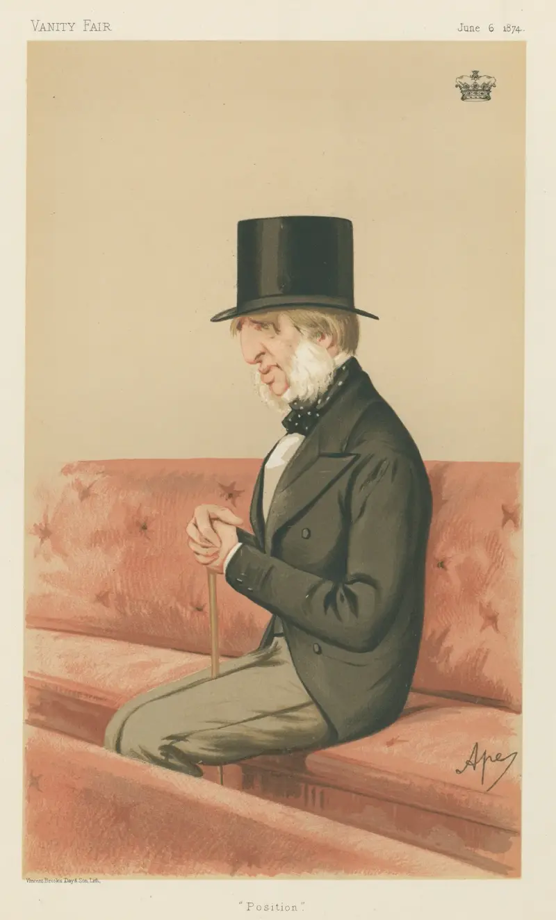 Politicians – ‘Positions’. The Duke of Devonshire. June 6, 1874 av Carlo Pellegrini
