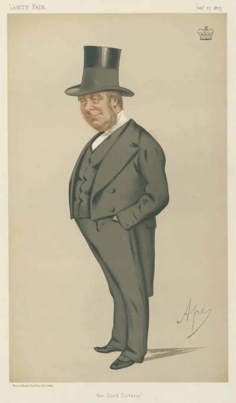 Politiker – „The Lord Dictator“. Lord Redesdale. 27. Februar 1875 von Carlo Pellegrini