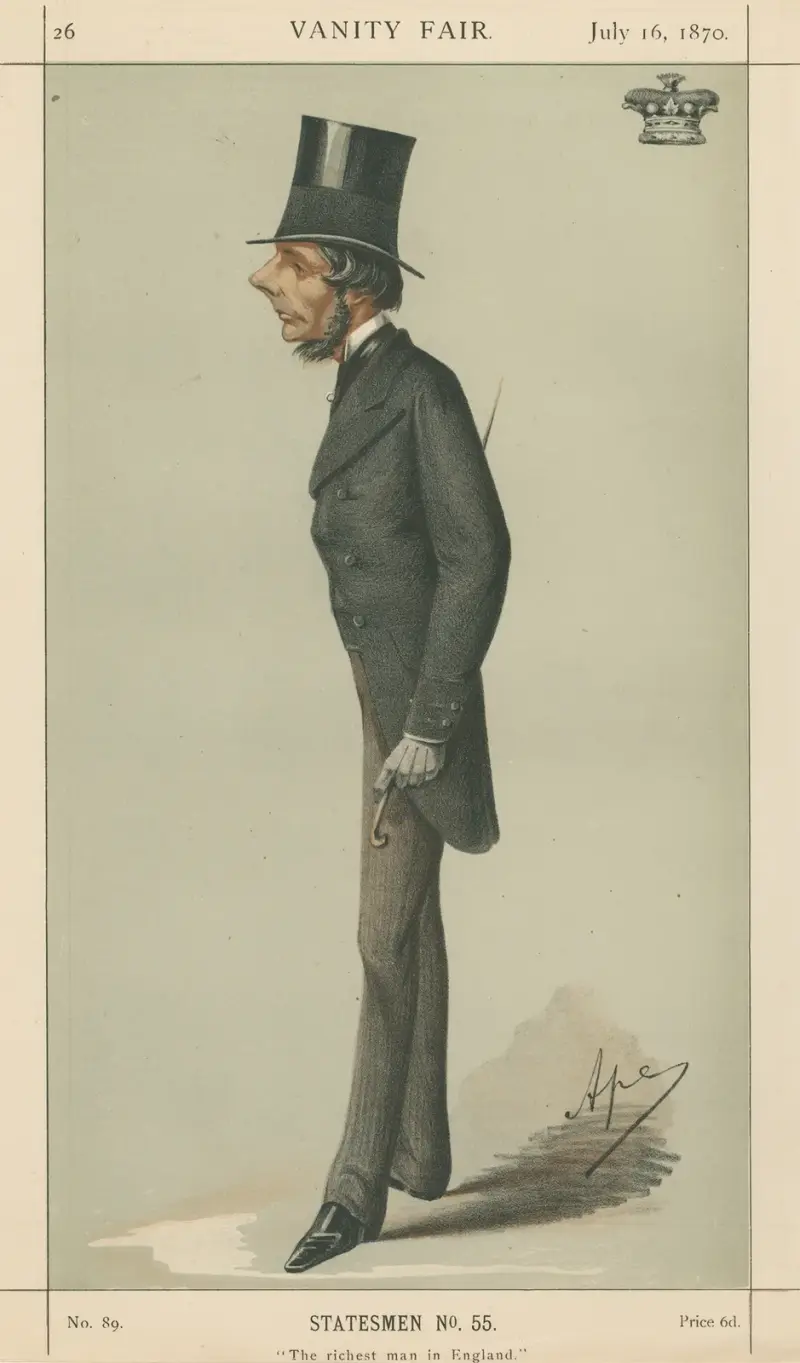 Politicians – ‘The richest man in England’. The Marquis of Westminster. 16 July 1870 av Carlo Pellegrini