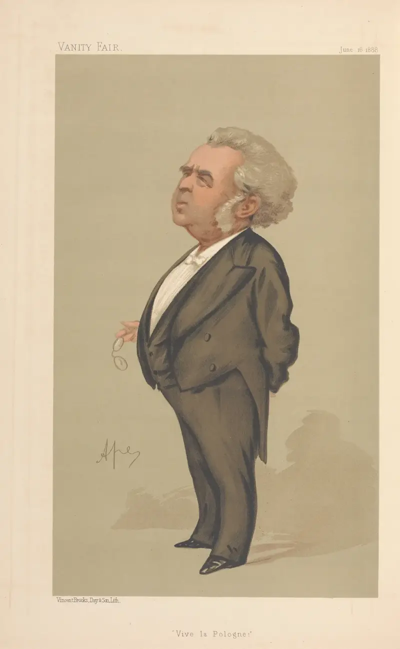 Politiker – „Vive La Polgne“. M. Charles Floquet. 16. Juni 1888 von Carlo Pellegrini