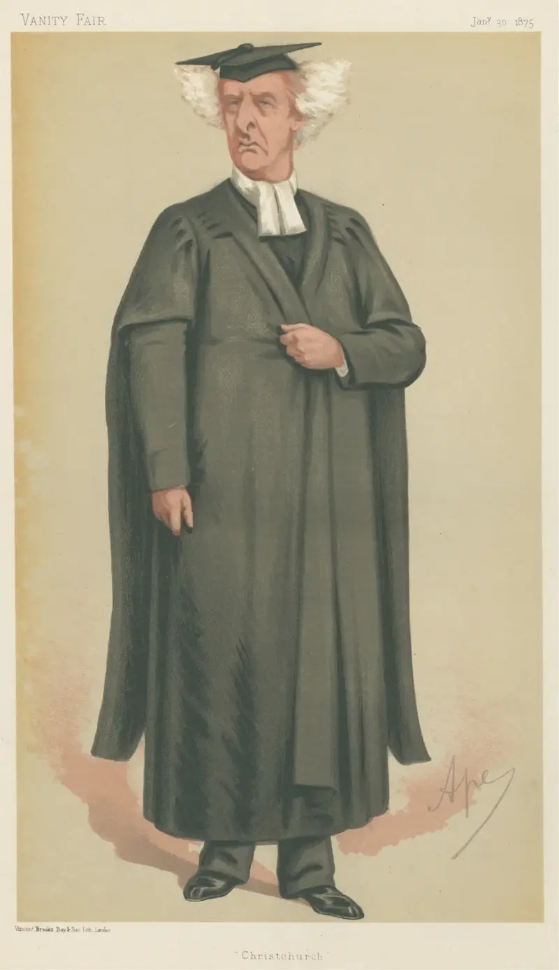 Lehrer und Schuldirektoren; „Christ Church“, The Very Reverand Henry George Liddell, 30. Januar 1875 von Carlo Pellegrini