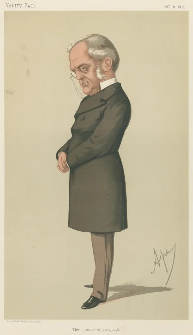 Lehrer und Schuldirektoren; ‚Die Wissenschaft der Sprache‘, Frederick Maximilian, 6. Februar 1875 von Carlo Pellegrini