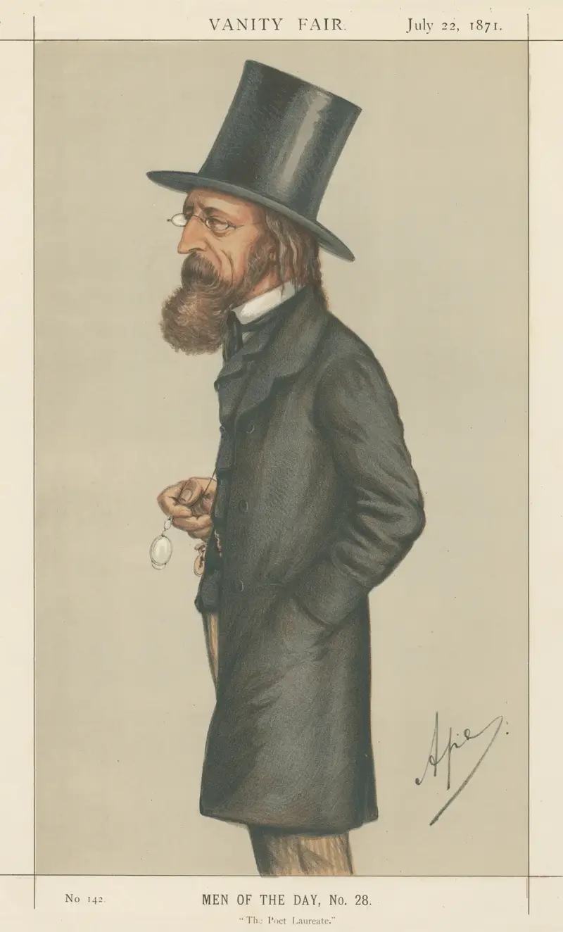 Poet Laureate, Lord A. Tennyson av Carlo Pellegrini