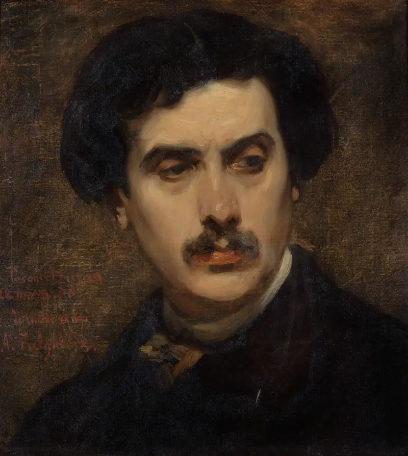 Portrait d’Alexandre Falguière av Carolus-Duran