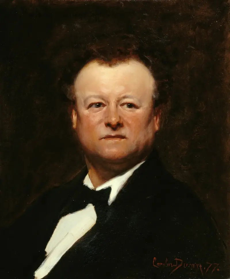 Portrait de Jean-François Berthelier (1830-1888), chanteur av Carolus-Duran