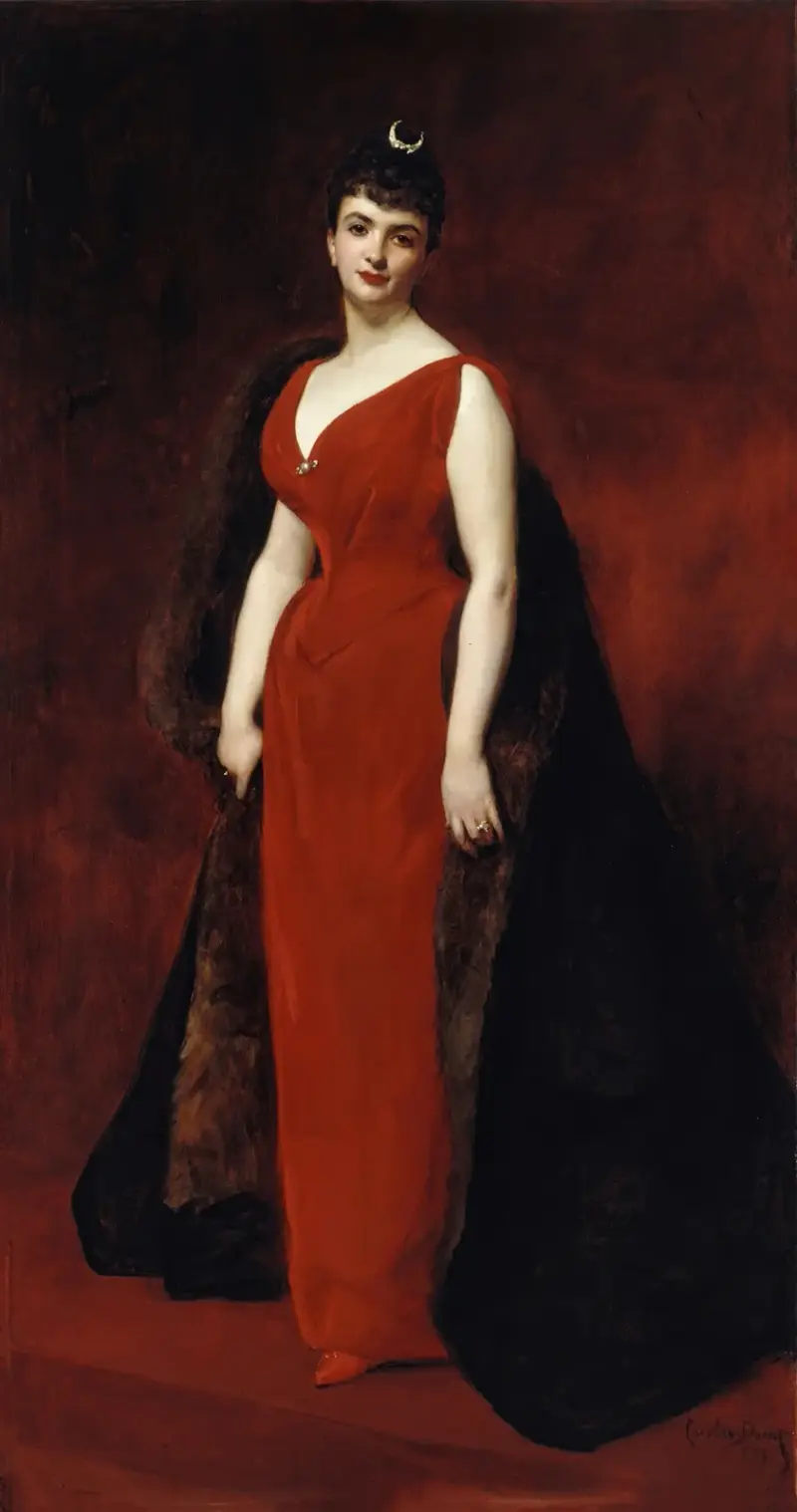 Portrait de Madame Edgar Stern av Carolus-Duran