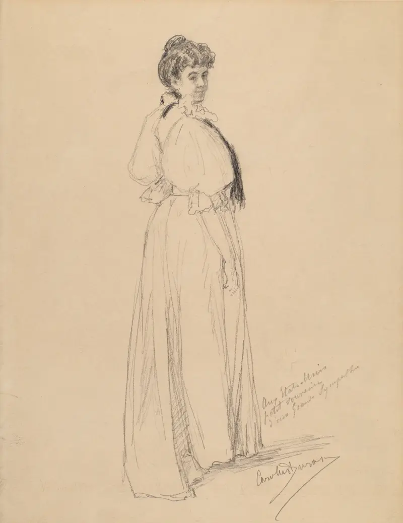 Sketch of a Lady av Carolus-Duran