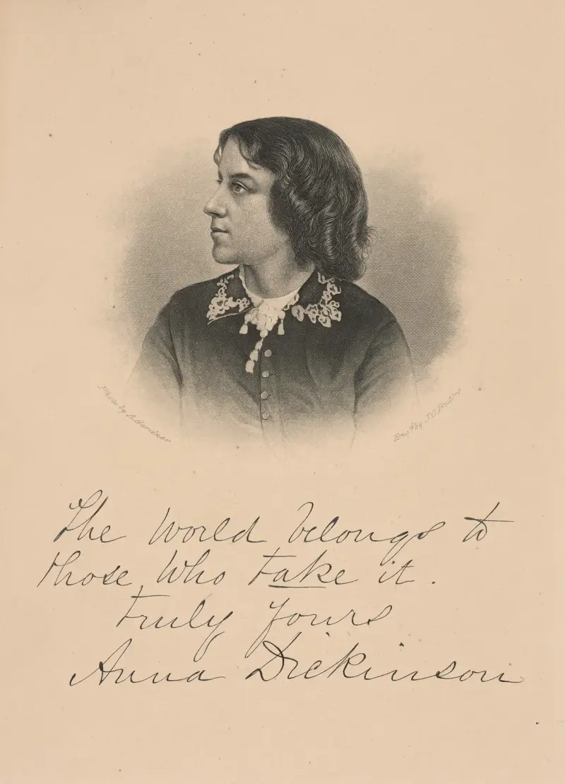 Anna Dickinson von Felix Octavius Carr Darley