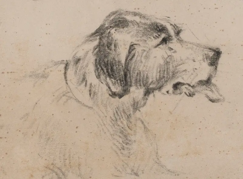 Dog. av Felix Octavius Carr Darley