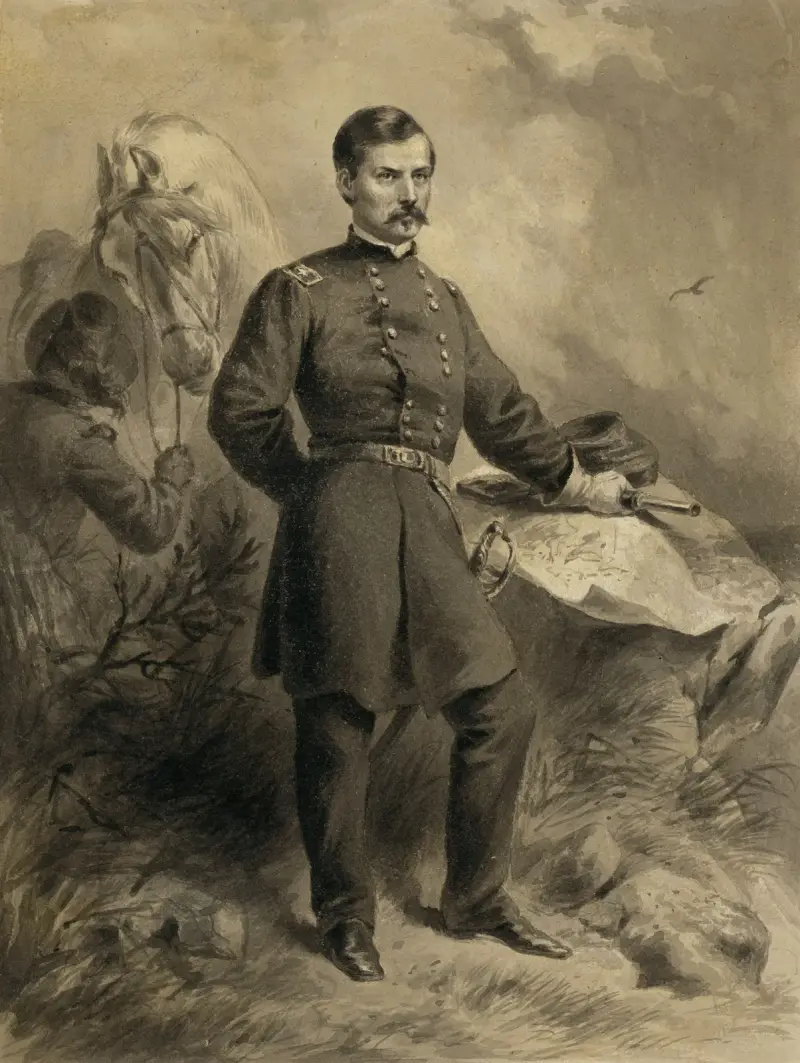 George Brinton McClellan av Felix Octavius Carr Darley