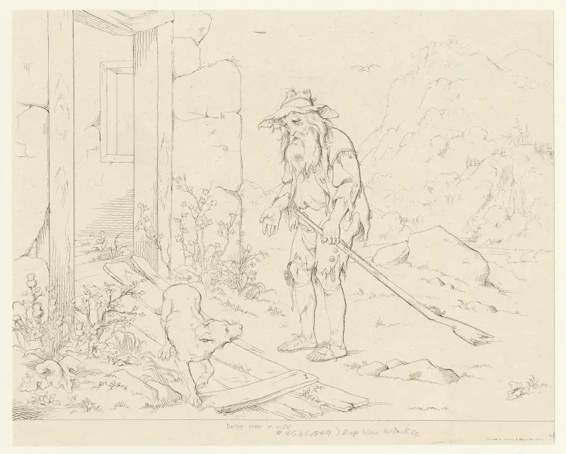 He found the house gone to decay av Felix Octavius Carr Darley