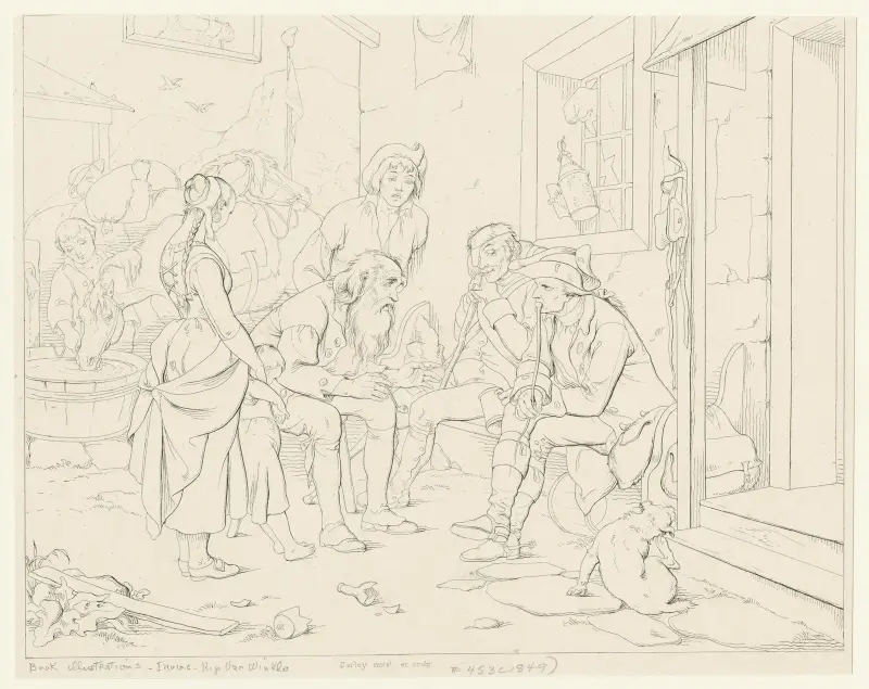 He took his place once more on the bench at the inn-door av Felix Octavius Carr Darley