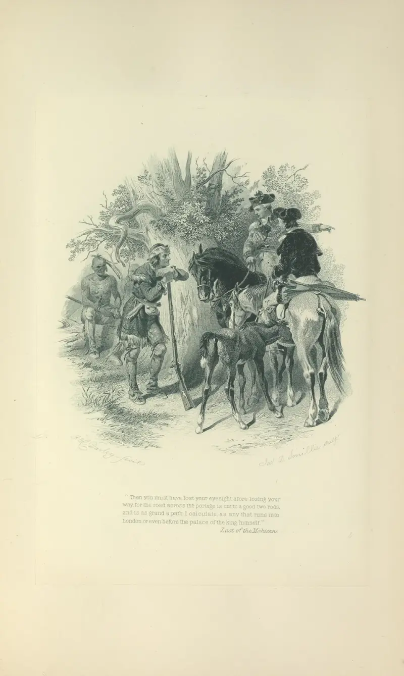Den siste mohikanen av Felix Octavius Carr Darley