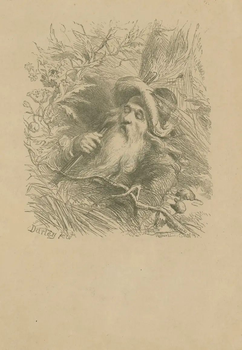 Rip Van Winkle sover av Felix Octavius Carr Darley