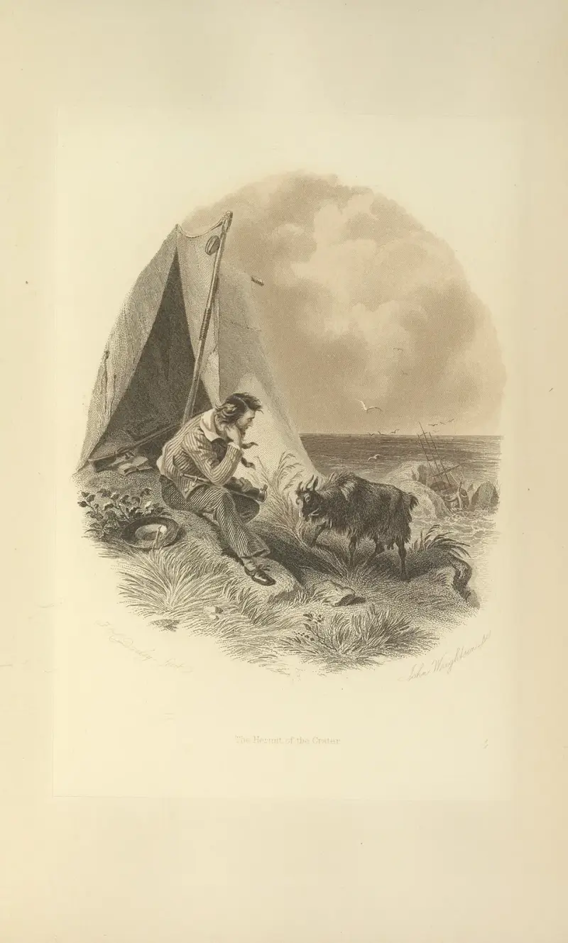 Eremiten i kratern av Felix Octavius Carr Darley