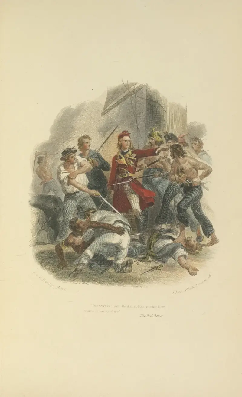 Den röda piraten av Felix Octavius Carr Darley