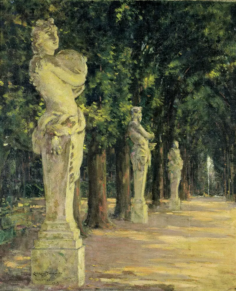 Allee de l’Ete, Versailles av James Carroll Beckwith