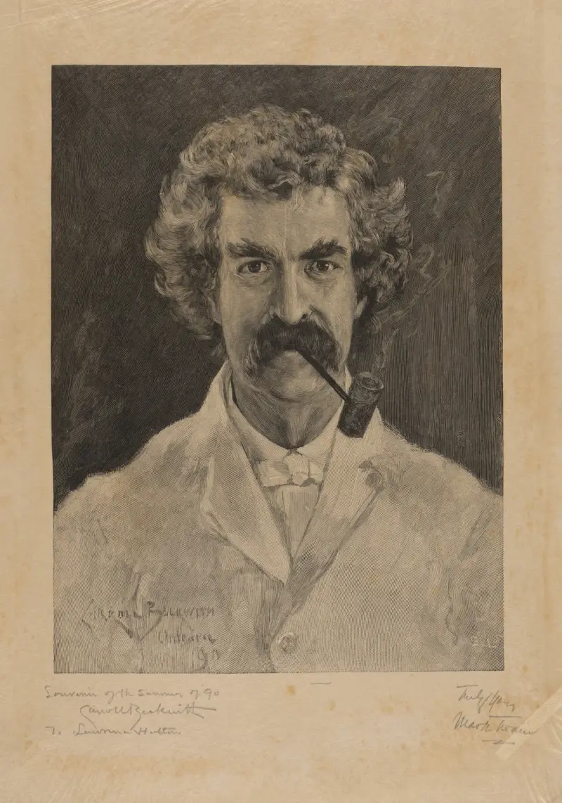 Mark Twain, James Carroll Beckwith