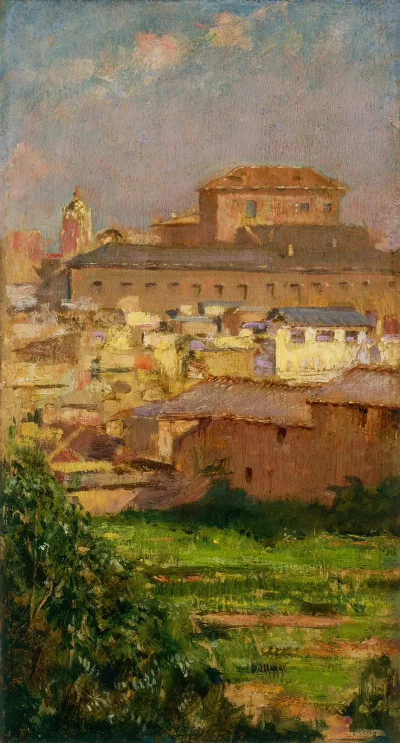 Palazzo Barberini, Rome av James Carroll Beckwith