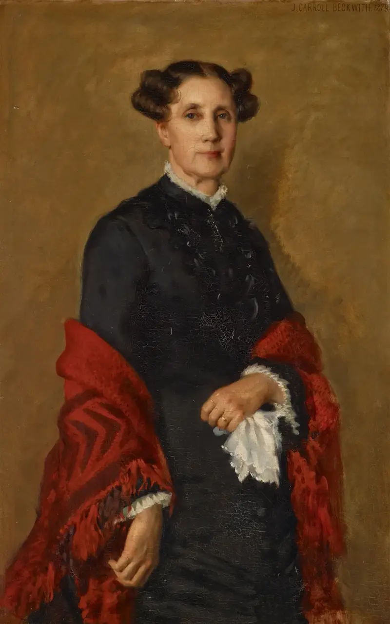 Portrait of Mrs. William C. Bartlett av James Carroll Beckwith