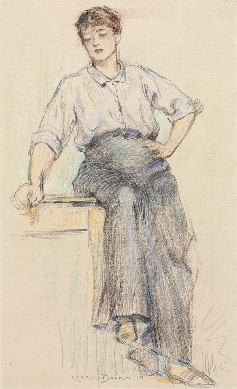 Der Arbeiter von James Carroll Beckwith