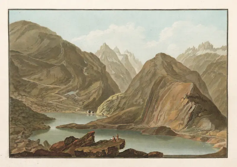 Hospitalet på Grimsel i kantonen Bern av Caspar Wolf