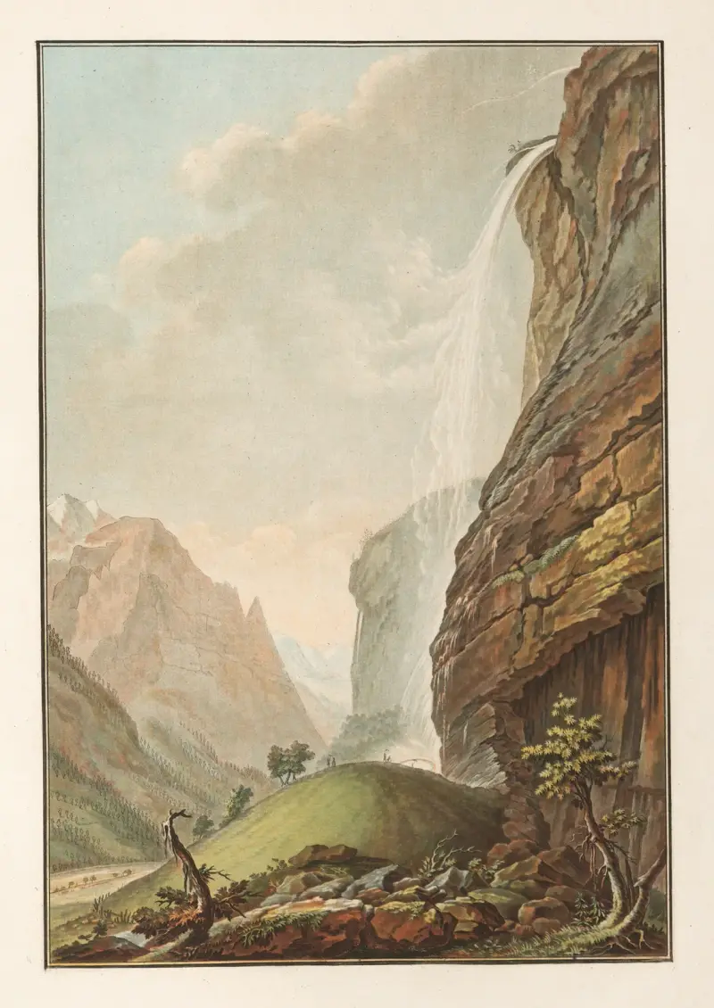 Der zweite Fall des Staubbach von Caspar Wolf