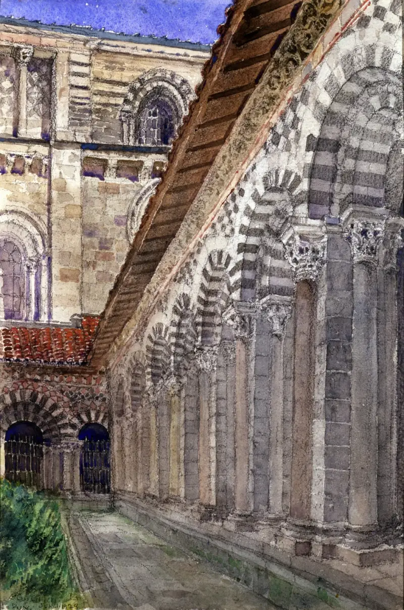 Kreuzgang der Kathedrale von Le Puy von Cass Gilbert