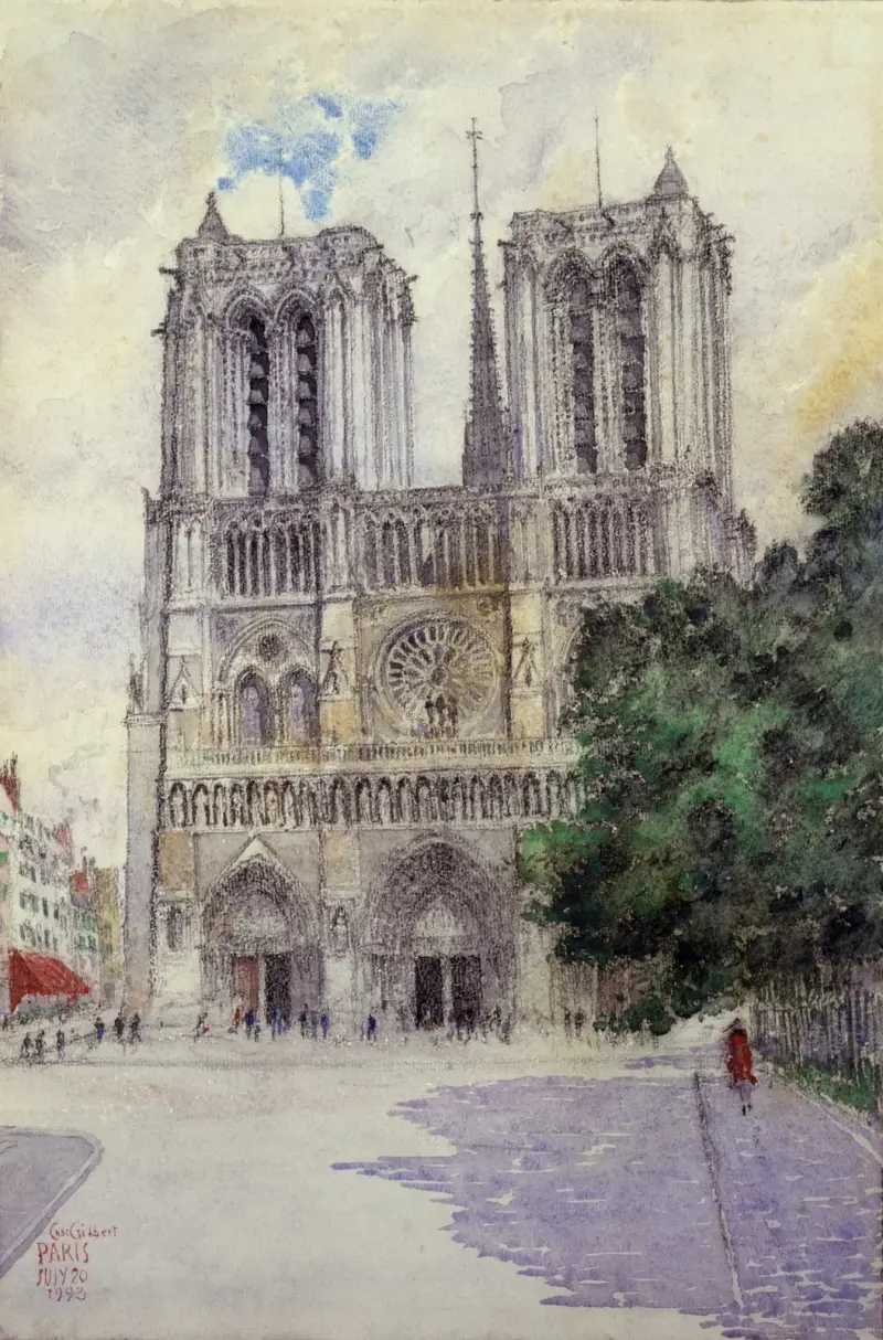 Katedralen Notre-Dame, Paris av Cass Gilbert