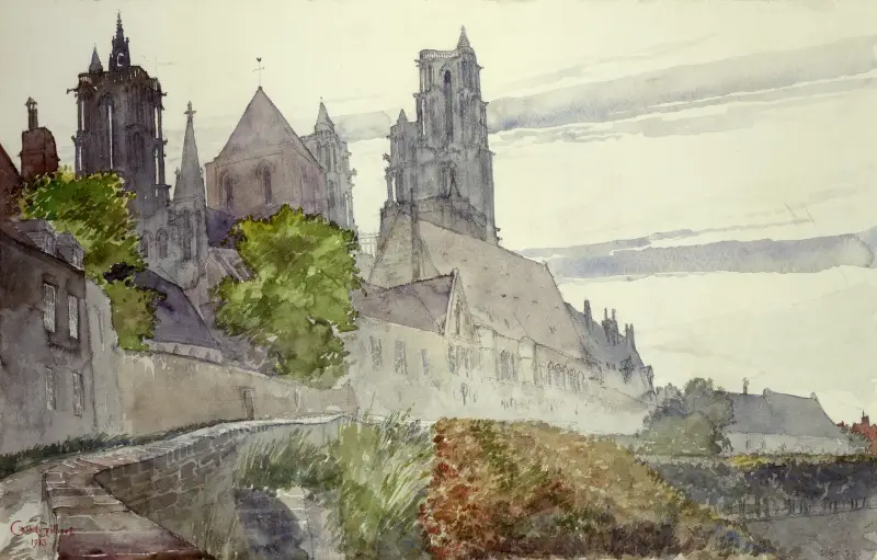Katedralen i Laon, Frankrike av Cass Gilbert