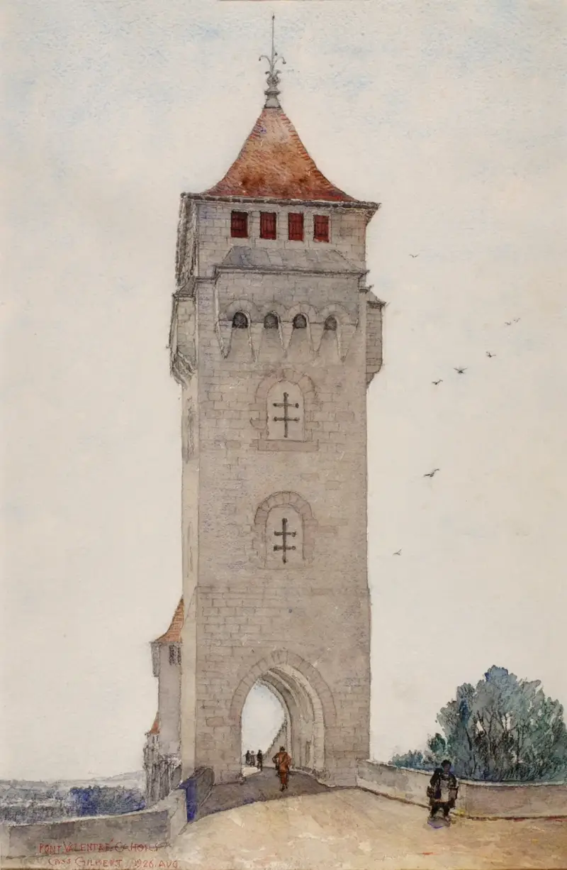 Pont Valentre, Cahors av Cass Gilbert