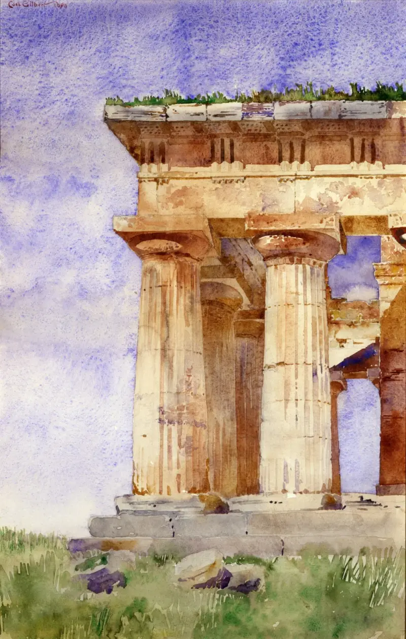 Neptunustemplet, Paestum av Cass Gilbert