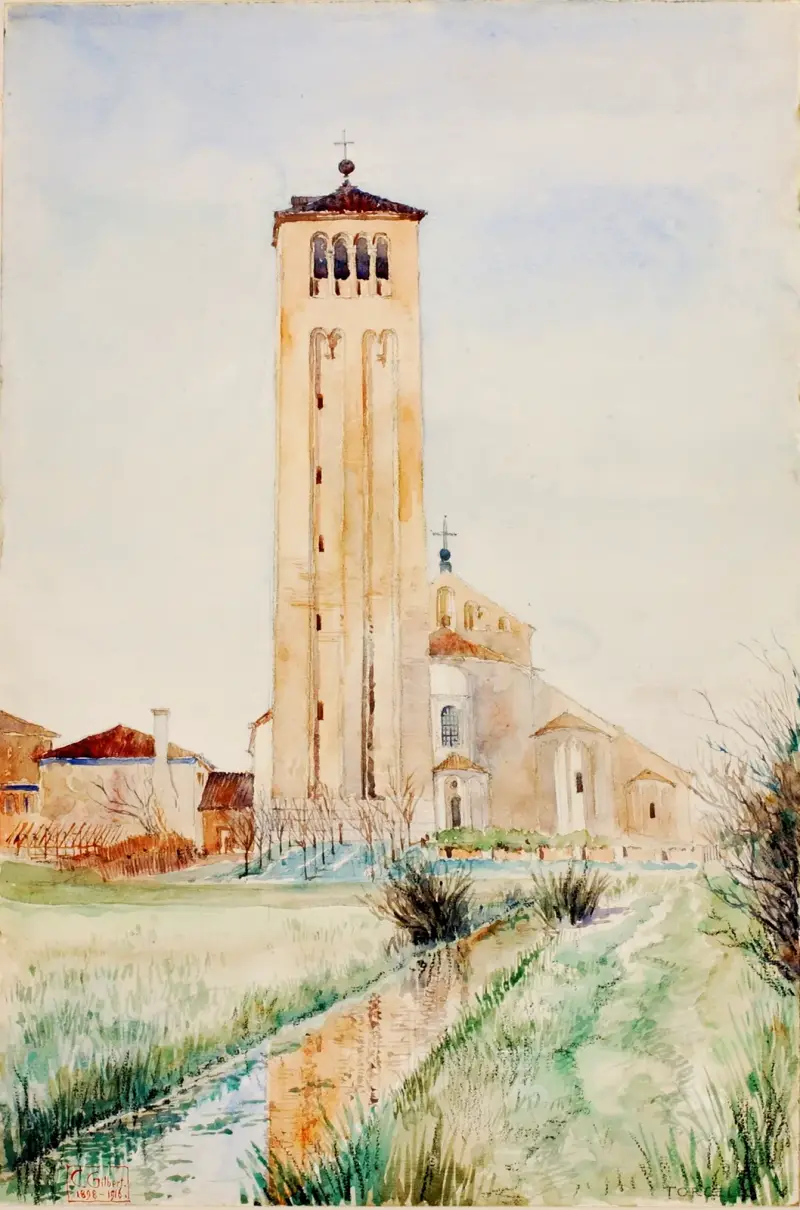 The Tower, Cathedral of Torcello av Cass Gilbert