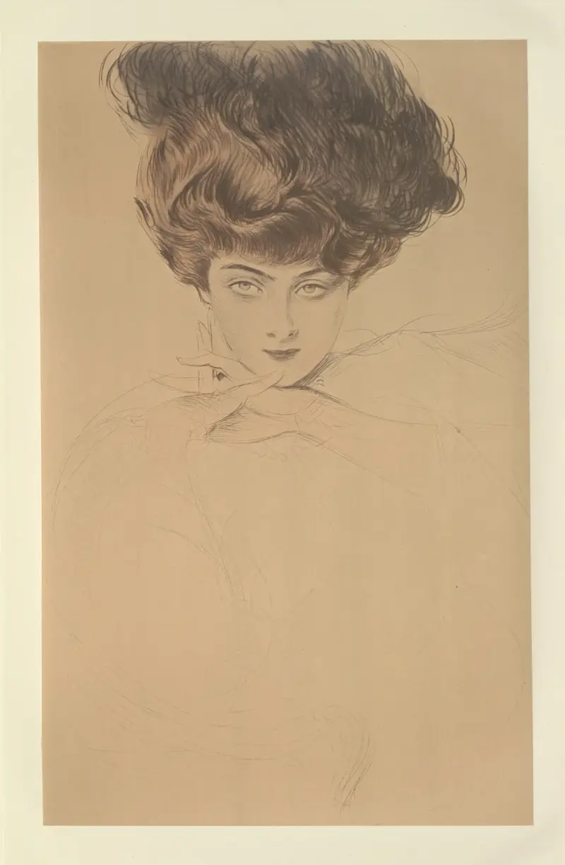 Mademoiselle Letellier, 1907 – nr 3 av Paul César Helleu