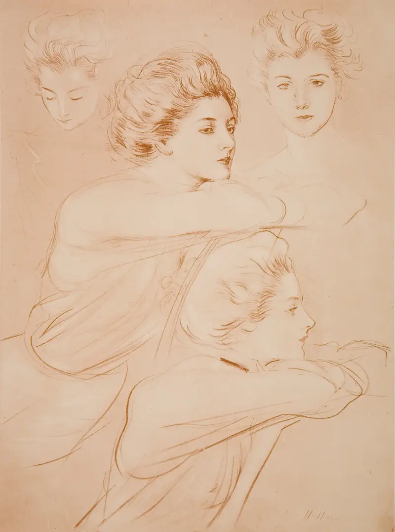 Parisienne av Paul César Helleu