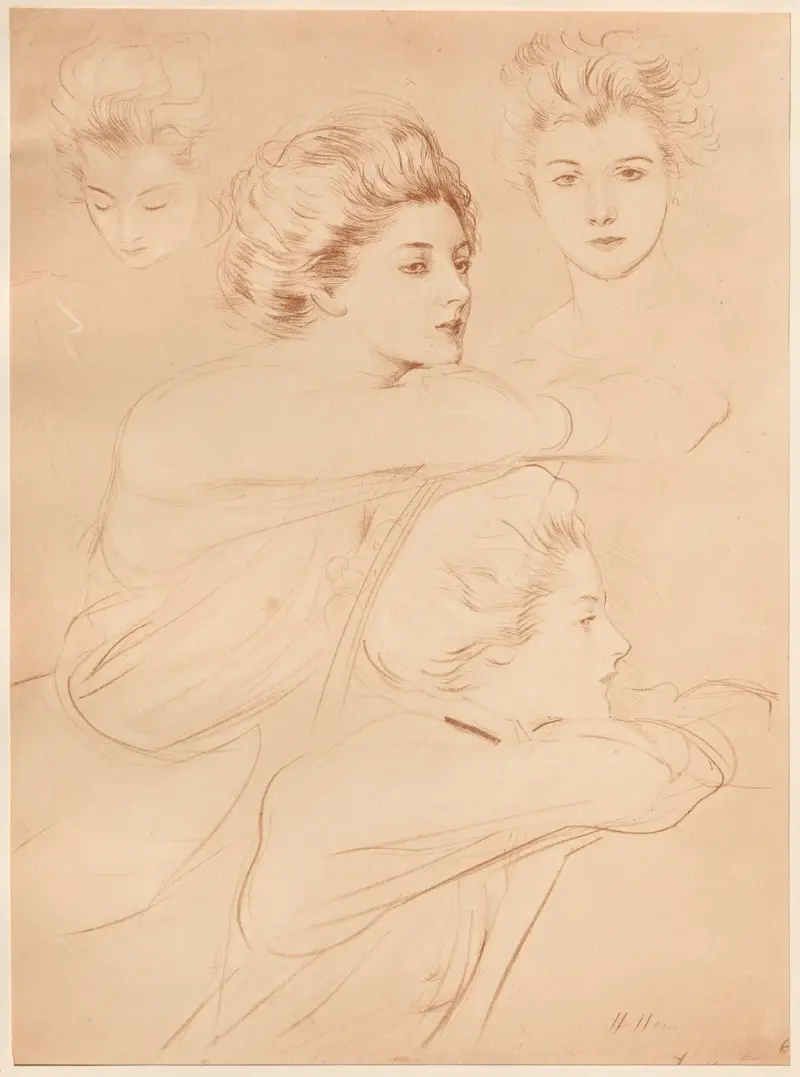 Parisienne av Paul César Helleu