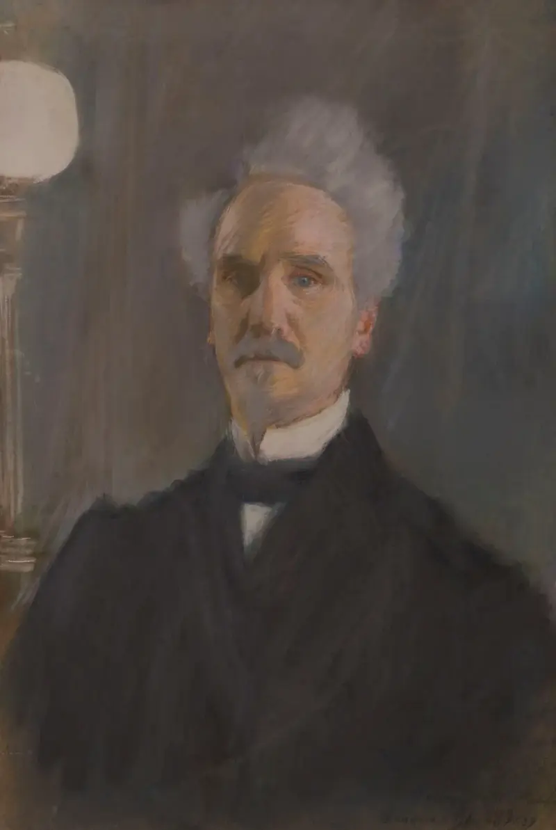 Porträtt av Henri Rochefort (1830–1913) av Paul César Helleu
