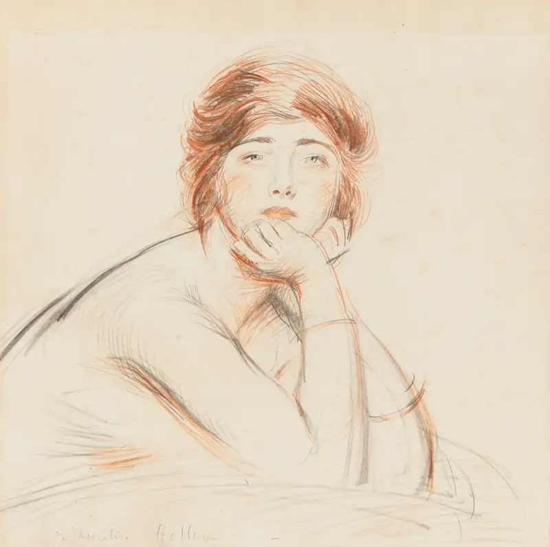 Portrait Of Jacqueline av Paul César Helleu